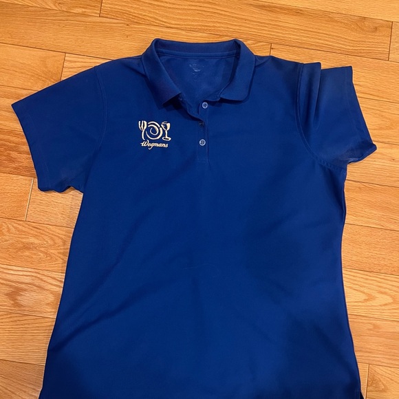 4 x WEGMANS uniform polos (size large) - 3 with 100 year logo - Picture 2 of 4